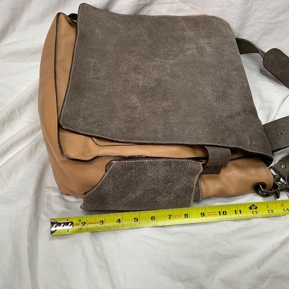 Scout by PPB Leather Convertible Crossbody Messenger and Diaper Bag - Picture 12 of 15